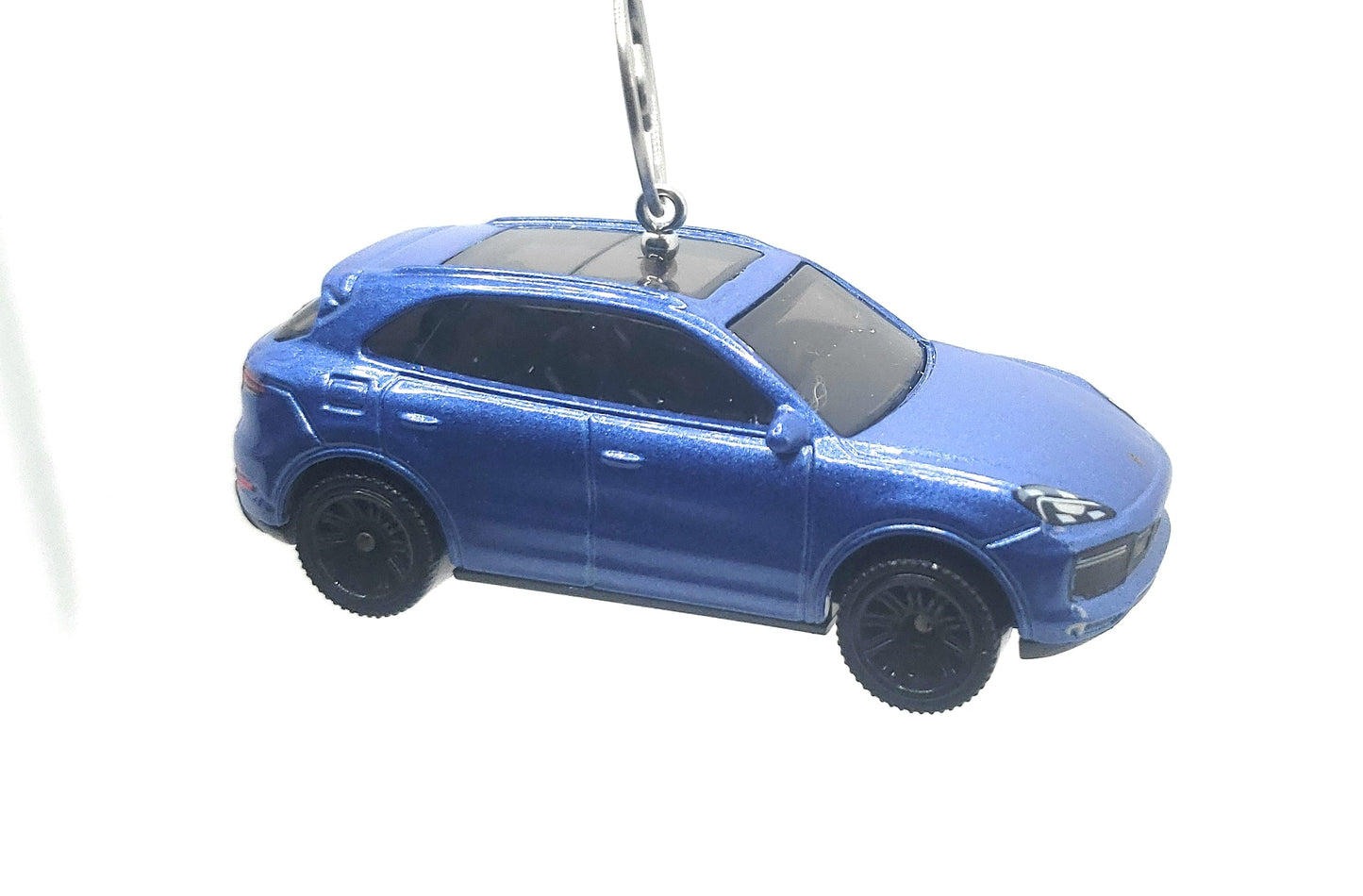 Porsche Cayenne Blue Christmas Ornament