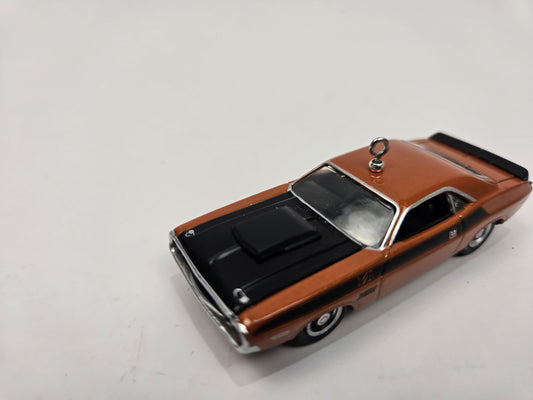 1970 Dodge Challenger TA Bronze Christmas Ornament