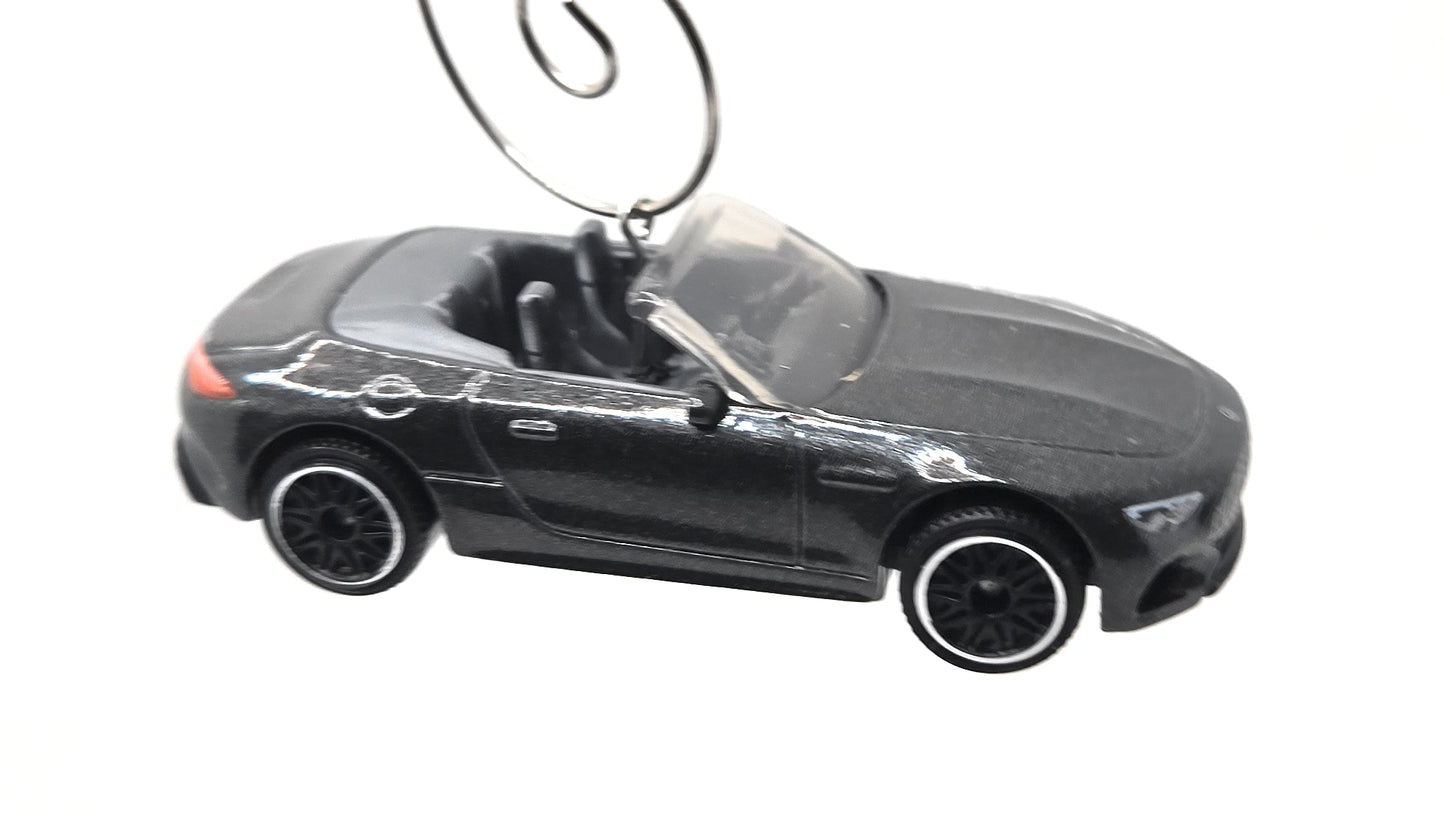 Mercedes AMG SL 63 Gray Christmas Ornament