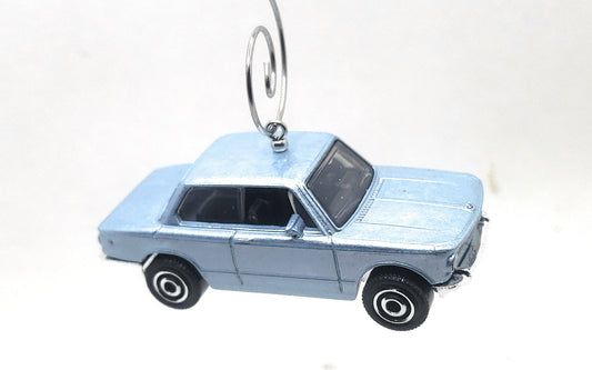 1969 BMW 2002 Light Blue Christmas Ornament