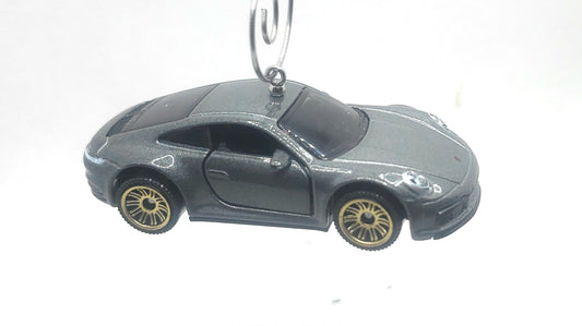 2020 Porsche 911 Carrera 4S Charcoal Gray Christmas Ornament