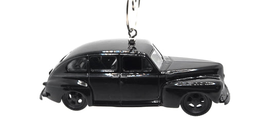 1948 Ford Fordor Super Deluxe Black Christmas Ornament