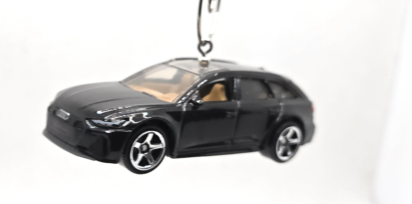 2023 Audi RS 6 Avant Black Christmas Ornament