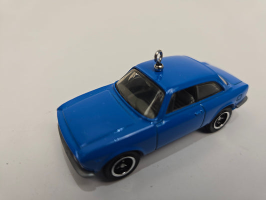 1965 Alfa Romeo Giulia Sprint GTA Blue Christmas Ornament