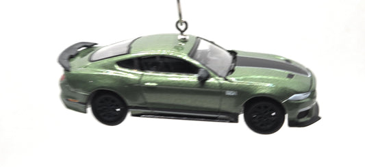 2022 Ford Mustang Mach 1 Green Christmas Ornament