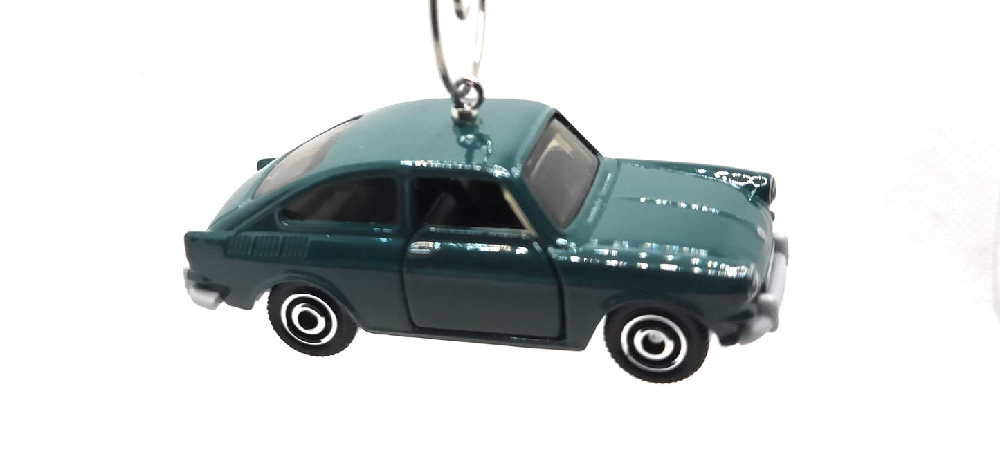 1965 Volkswagen 1600 TL Fastback Green Christmas Ornament