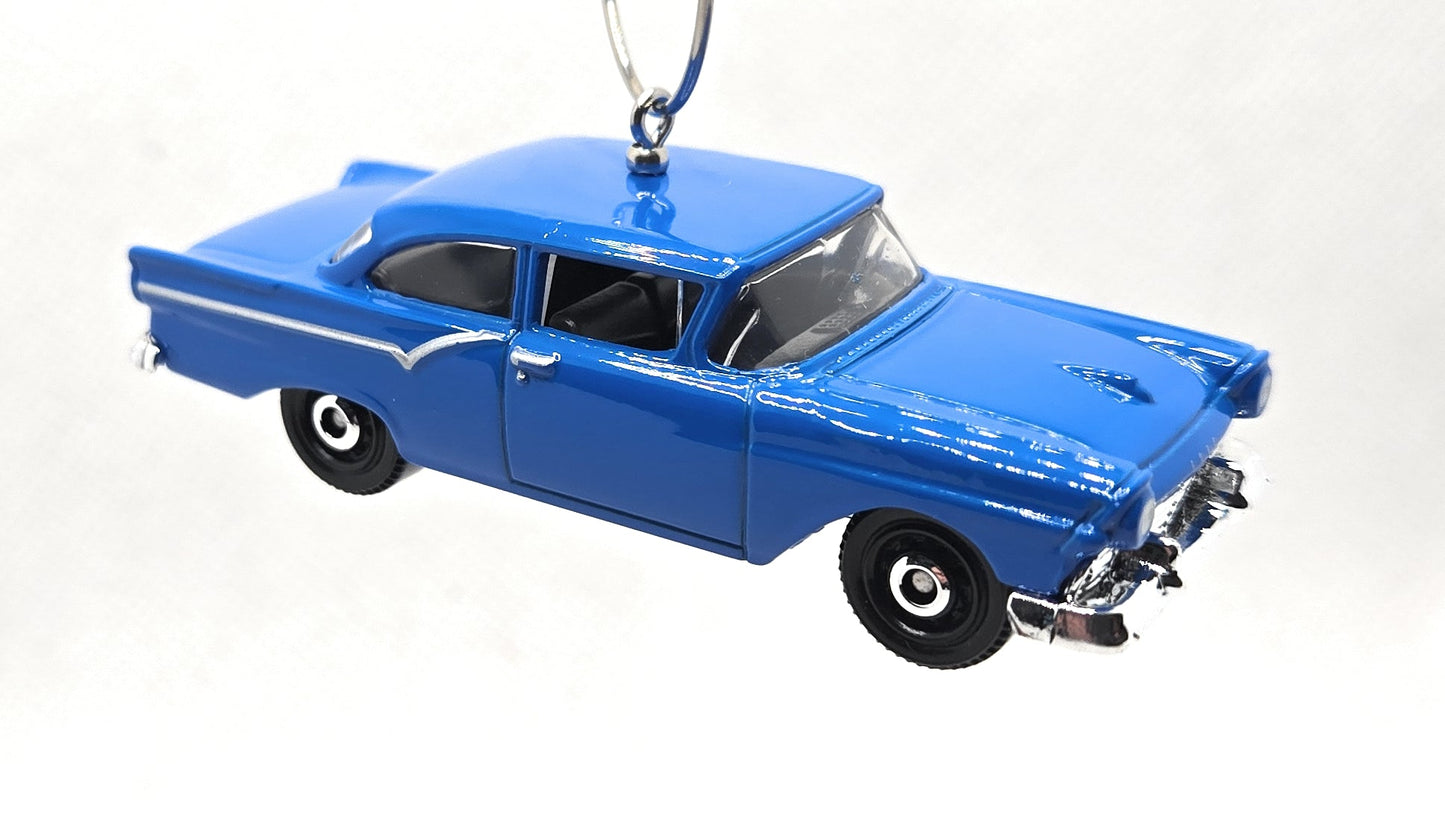 Ford Custom 300 Blue Christmas Ornament