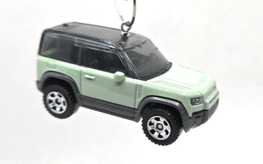 2020 Land Rover Defender 90 Light Green Christmas Ornament