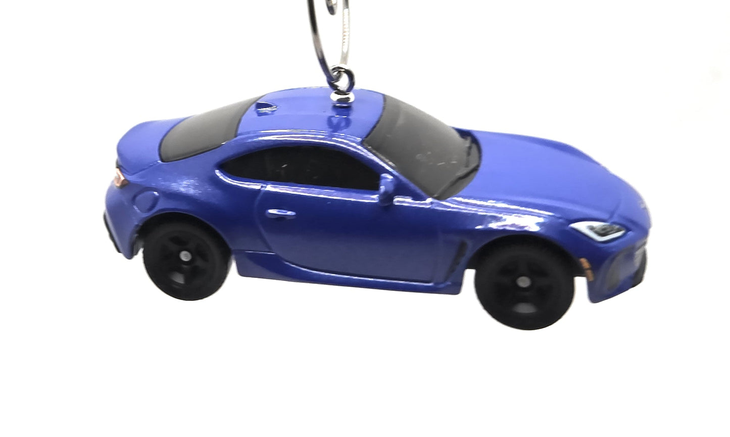 2021 Subaru BRZ Blue Christmas Ornament