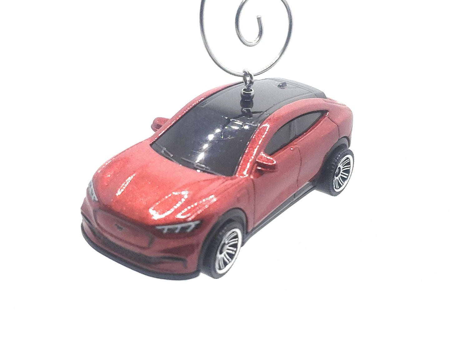 2021 Ford Mustang Mach-E Red Christmas Ornament