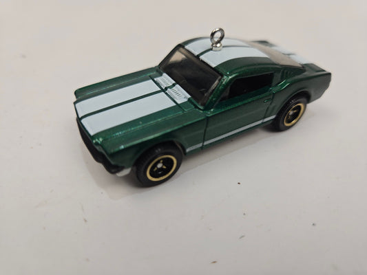 1965 Ford Mustang Fastback Green Christmas Ornament