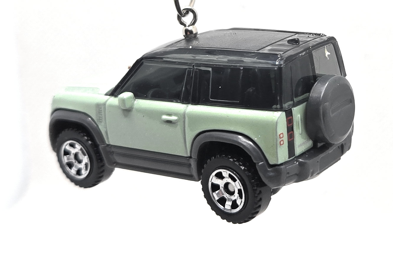 2020 Land Rover Defender 90 Light Green Christmas Ornament