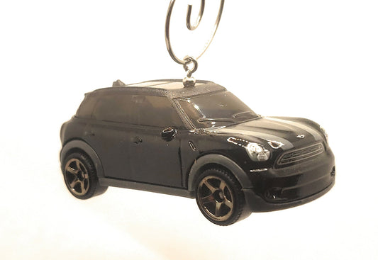 2011 Mini Cooper Countryman Black Christmas Ornament