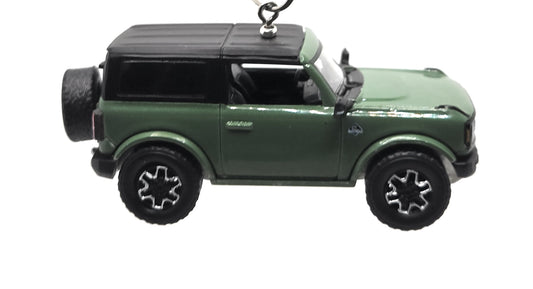 2023 Ford Bronco Green Christmas Ornament