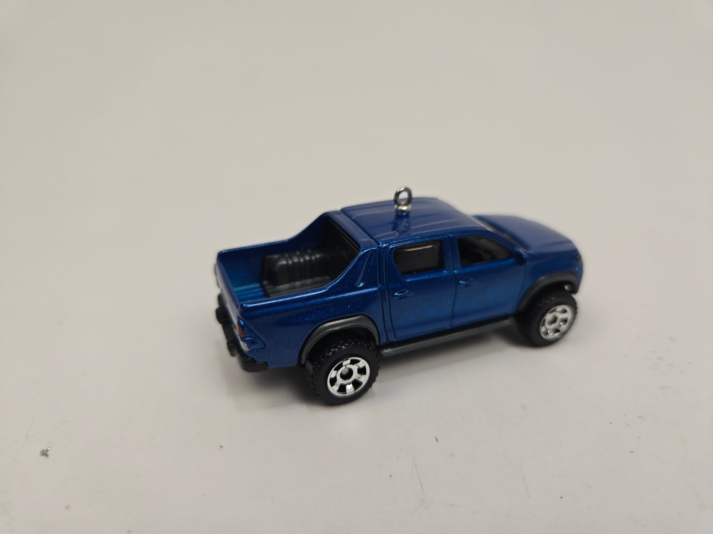 Toyota Hilux Pickup Truck Blue Christmas Ornament