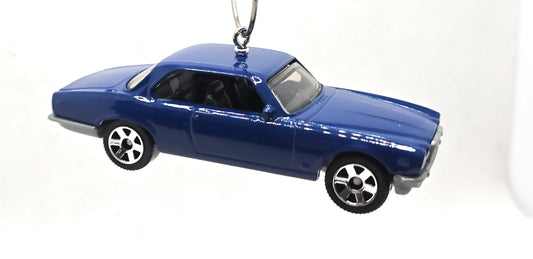 1977 Jaguar XJ6C Blue Christmas Ornament