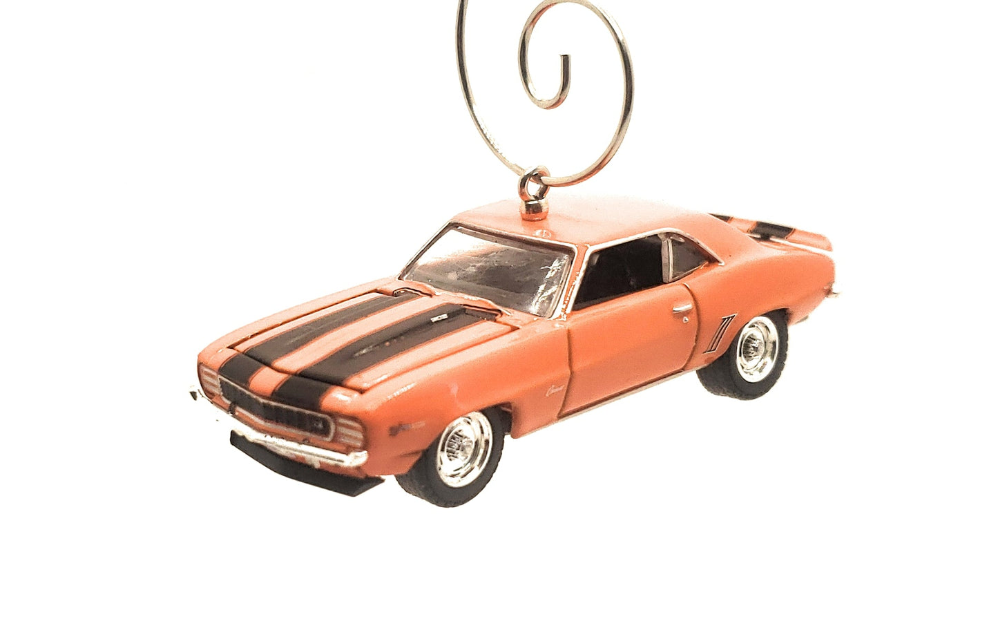 1969 Chevy Camaro Z28 Orange Black Stripe Christmas Ornament