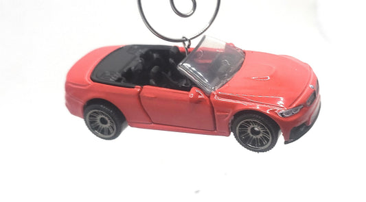 2020 BMW M4 Cabriolet Red Christmas Ornament