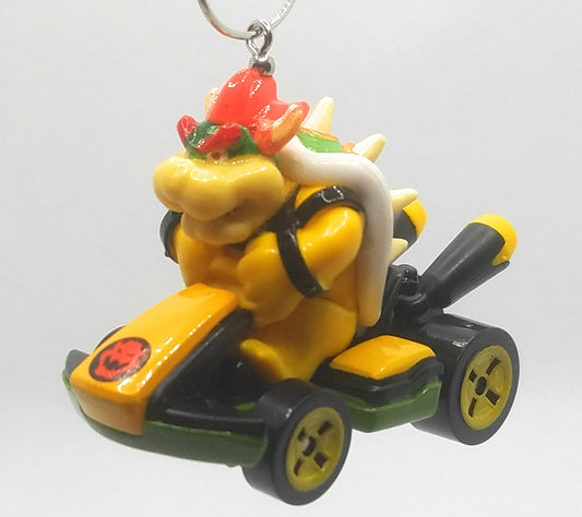 Christmas Ornament for Mario Kart Bowser Standard Kart Black Green Yellow