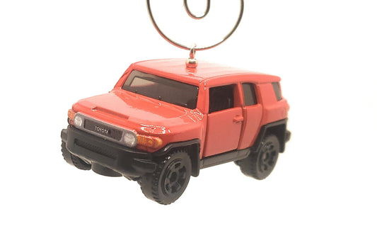 Toyota FJ Cruiser Red Black Christmas Ornament