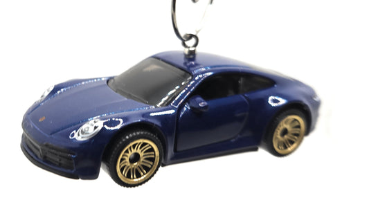 2020 Porsche 911 Carrera 4S Blue Christmas Ornament