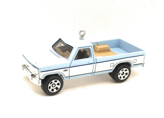 1986 Ford F-150 Light Blue Christmas Ornament