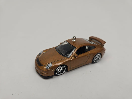 Porsche 911 GT3 Copper Christmas Ornament