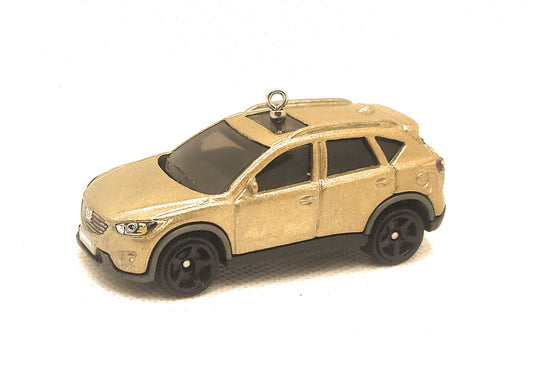 Mazda CX-5 Gold Christmas Ornament