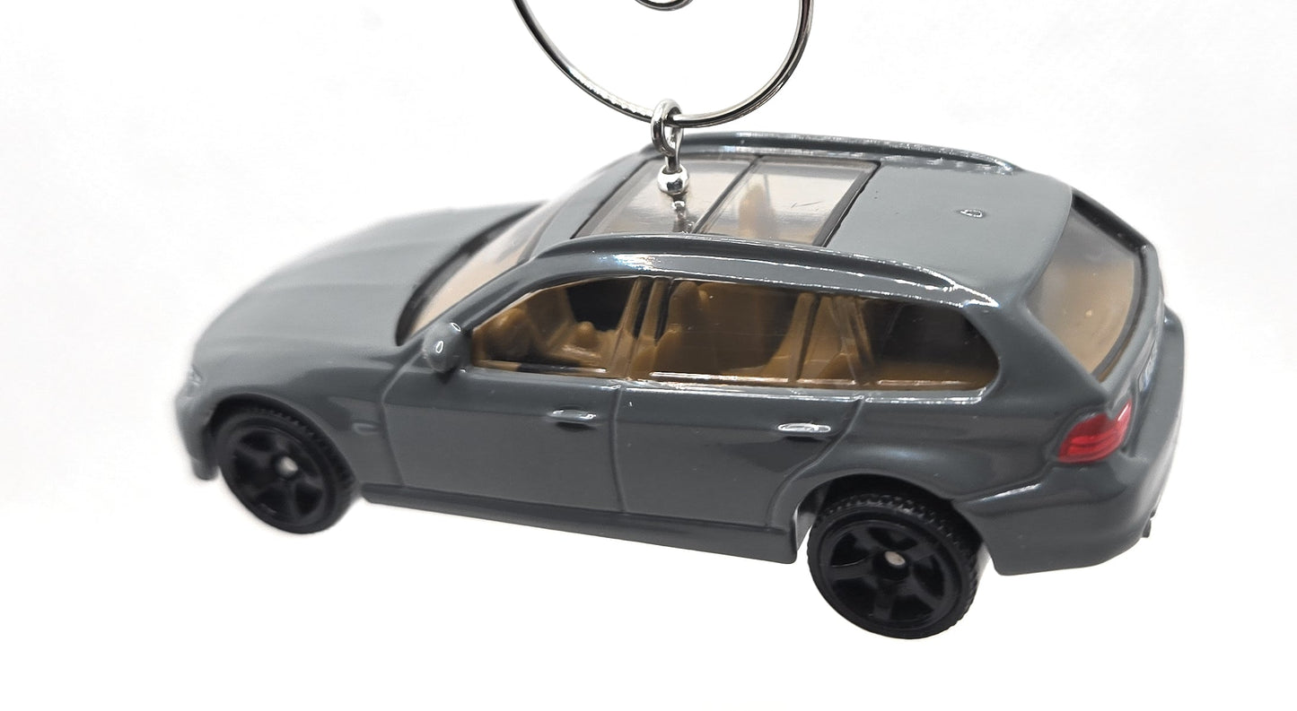 2012 BMW 3 Series Touring Gray Christmas Ornament