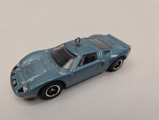 Ford GT40 Blue Christmas Ornament