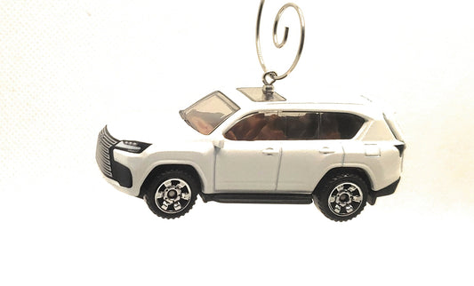 2022 Lexus LX White Christmas Ornament