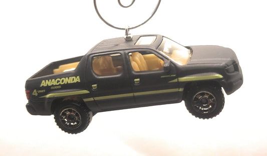 2007 Honda Ridgeline Black Christmas Ornament