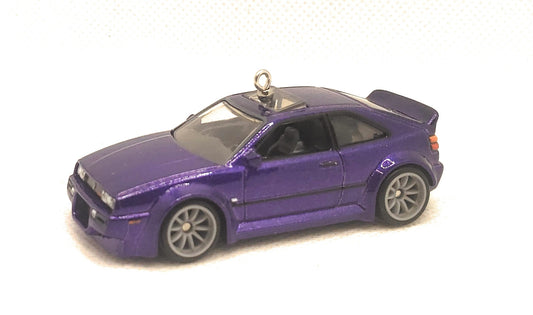 Volkswagen Corrado VR6 Purple Christmas Ornament