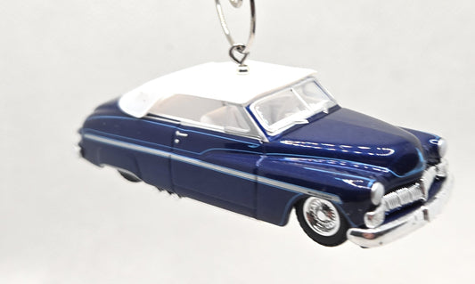 1950 Mercury Eight Blue Christmas Ornament