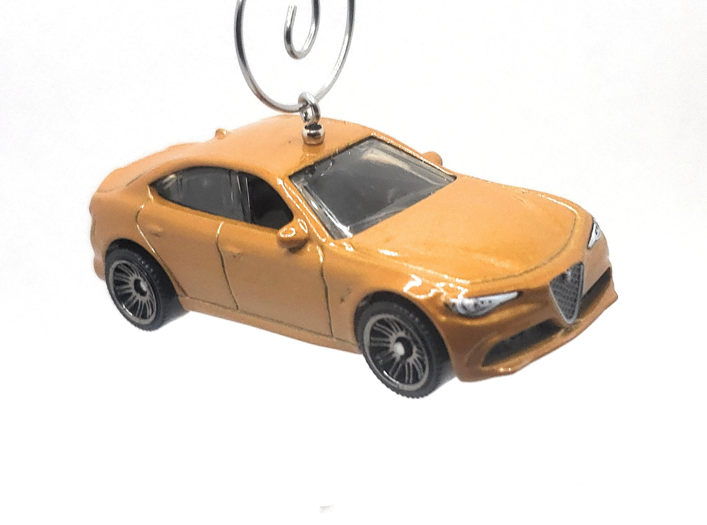 2016 Alfa Romeo Giulia Copper Christmas Ornament