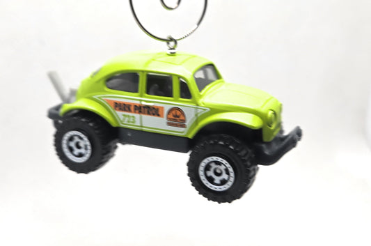 Volkswagen Beetle 4x4 Green Christmas Ornament