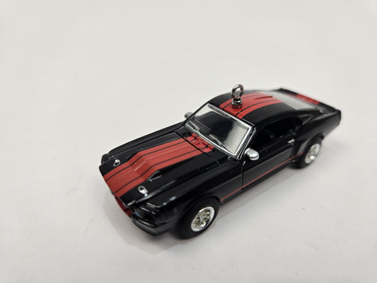 1967 Ford Mustand Eleanor Black Christmas Ornament