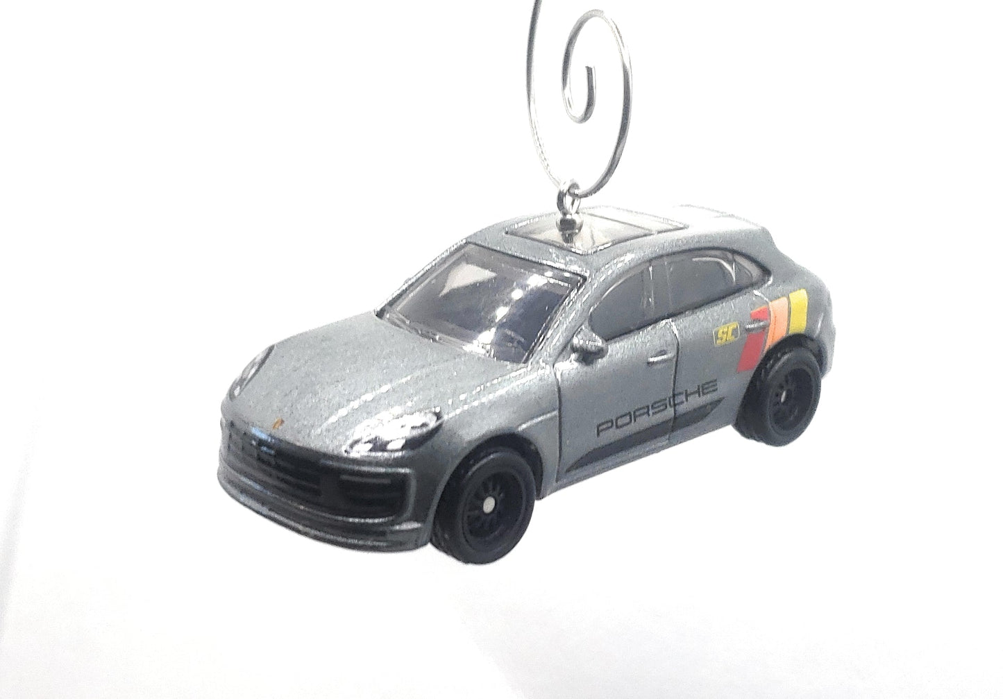 Porsche Macan S Gray Christmas Ornament