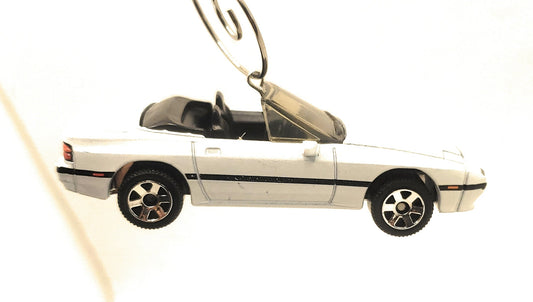 1988 Mazda RX-7 White Christmas Ornament