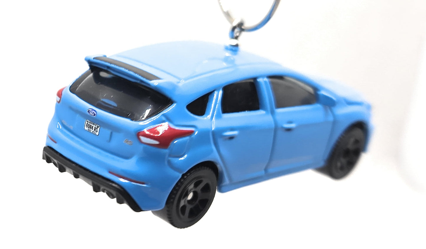 2018 Ford Focus RS Blue Christmas Ornament