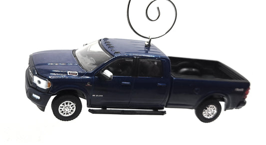 2023 Ram 2500 Bighorn Pickup Truck Blue Christmas Ornament