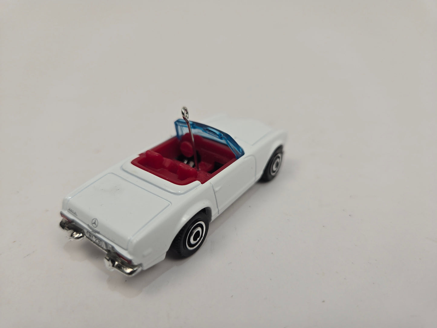 1963 Mercedes-Benz 230 SL White Christmas Ornament