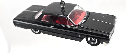 1964 Chevy Biscayne Black Christmas Ornament