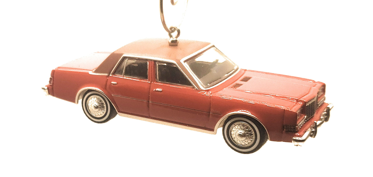 1983 Dodge Diplomat Red Christmas Ornament