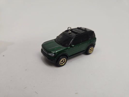 2022 Ford Bronco Sport Green Christmas Ornament