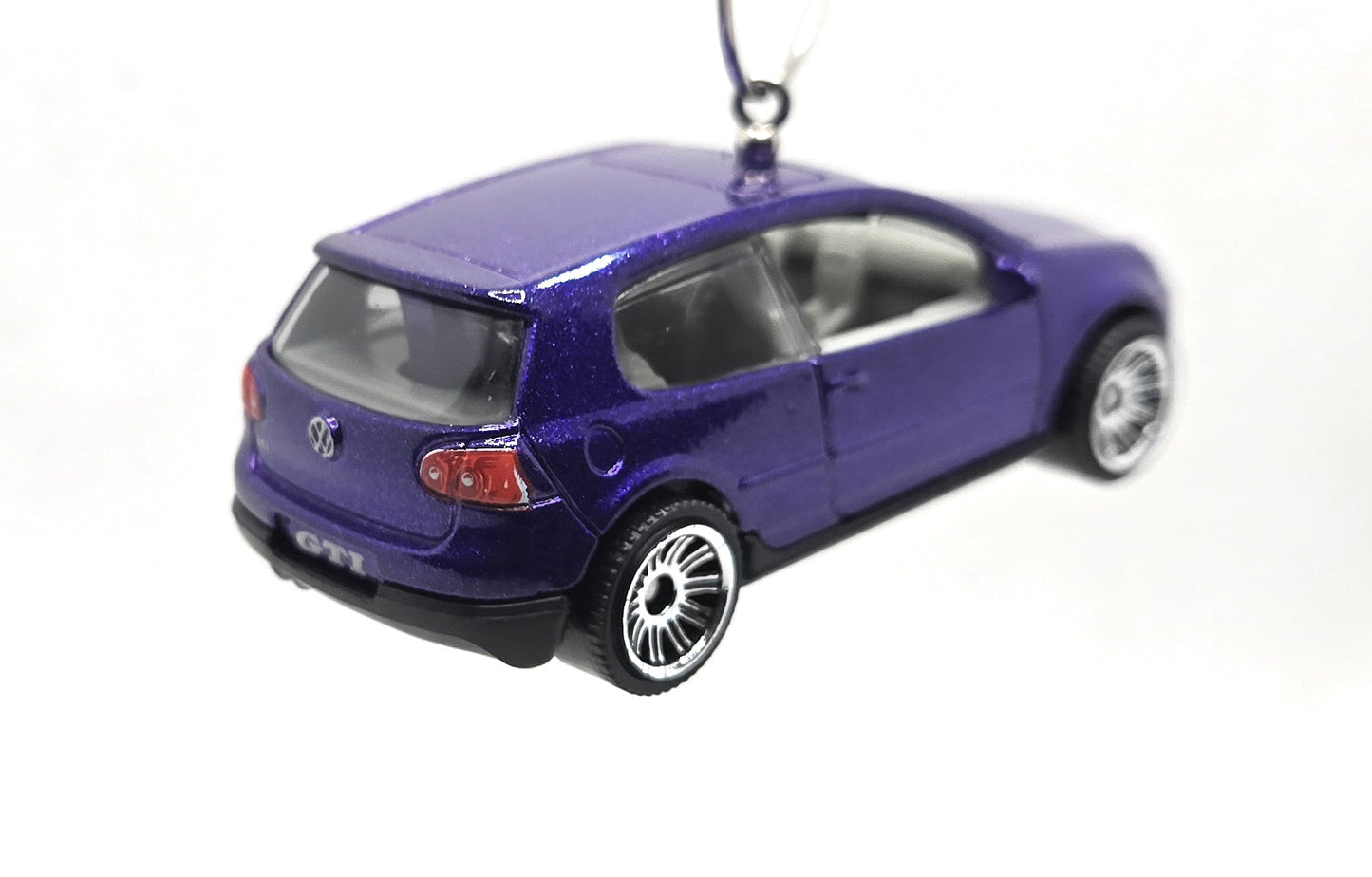 Volkswagen Golf V GTI Purple Christmas Ornament