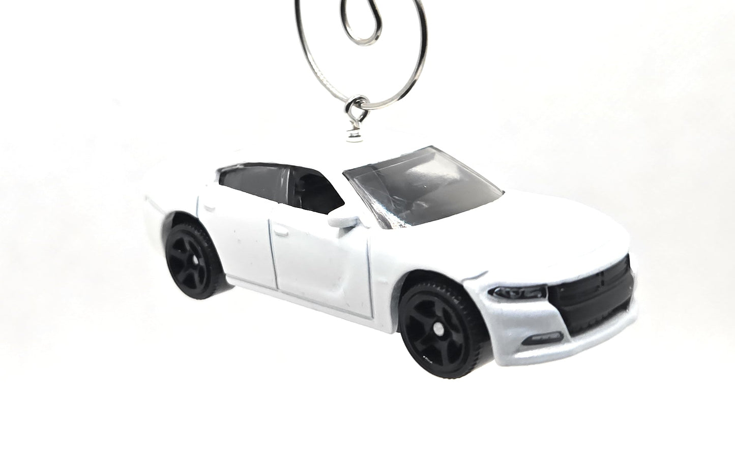 2018 Dodge Charger White Christmas Ornament