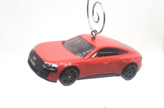 Audi RS E-Tron GT Red Christmas Ornament