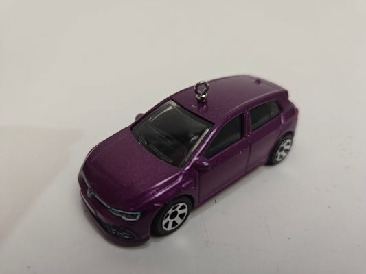 2021 Volkswagen Golf GTE Purple Christmas Ornament