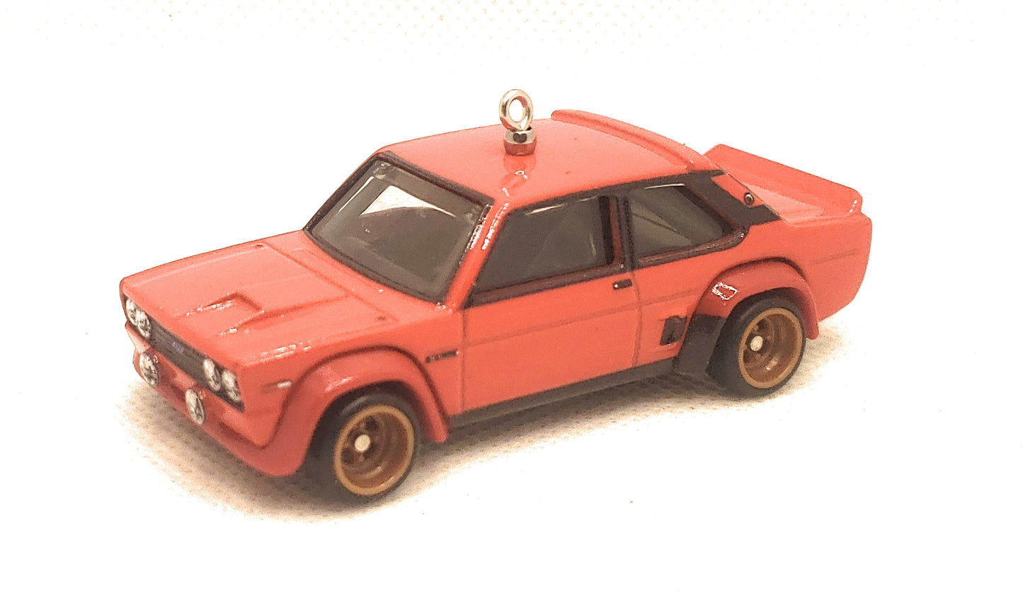 Fiat 131 Abarth Red Christmas Ornament